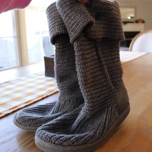 UGG Grey Sweater Boots